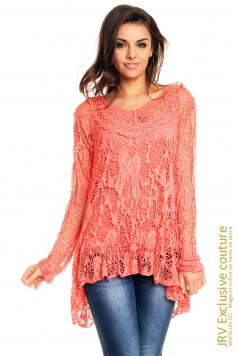 Tunica Arina Salmon - Magazin online haine de dama Fashion