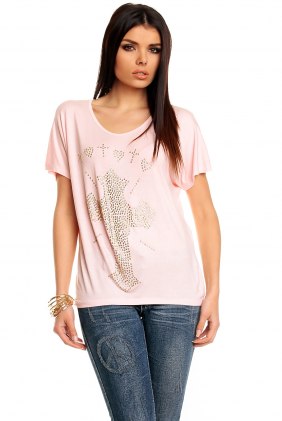 Tricou Maya Pink din Colectia de SCOASE DIN STOC