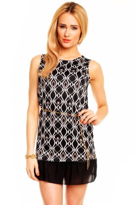 Rochie office Fantasy Brown din Colectia de SCOASE DIN STOC