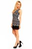 SCOASE DIN STOC - Rochie office Fantasy Brown