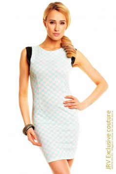 Rochie de zi Nora Aqua - Magazin online haine de dama Fashion