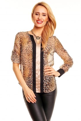 Camasa Animal Print din Colectia de SCOASE DIN STOC