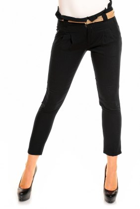 Pantaloni Myra Black din Colectia de SCOASE DIN STOC