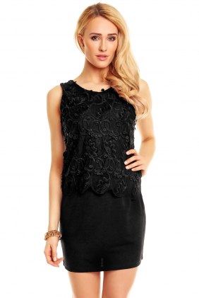 Rochie dantela Clasic Black din Colectia de SCOASE DIN STOC