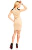 SCOASE DIN STOC - Rochie eleganta Mody Beige