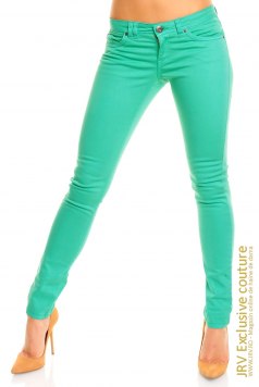 Pantaloni Naty Fresh Mint - Magazin online haine de dama Fashion