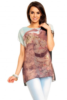 Tricou Fasy Black-Minth din Colectia de SCOASE DIN STOC