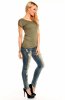 SCOASE DIN STOC - Tricou Rock Angel Kaki
