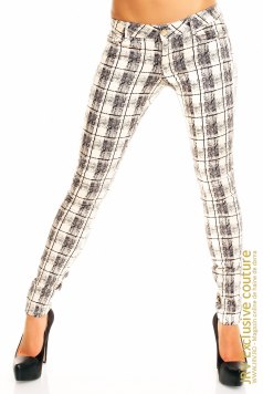 Pantaloni Ky White - Magazin online haine de dama Fashion