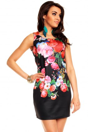 Rochie de zi Clarice Black din Colectia de SCOASE DIN STOC
