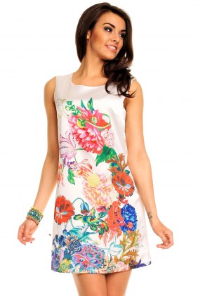 Rochie de zi Lorie White din Colectia de SCOASE DIN STOC