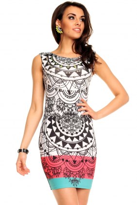 Rochie de zi Mily White din Colectia de SCOASE DIN STOC