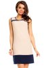 SCOASE DIN STOC - Rochie office Goldy Creme