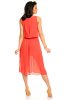 SCOASE DIN STOC - Rochie plisata Dy Salmon