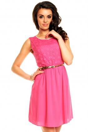 Rochie office Pacy Pink din Colectia de SCOASE DIN STOC