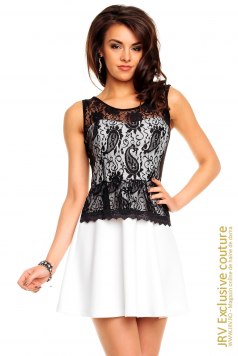 Rochie dantela Fashion White - Magazin online haine de dama Fashion