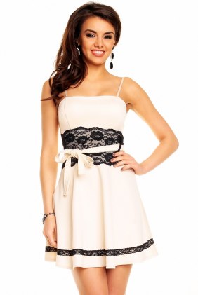 Rochie eleganta Fashy Nude din Colectia de SCOASE DIN STOC