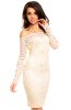 SCOASE DIN STOC - Rochie dantela Caila Creme