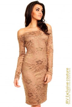 Rochie dantela Caila Brown - Magazin online haine de dama Fashion