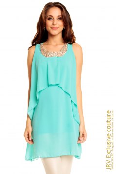 Tunica Lunny Turquoise - Magazin online haine de dama Fashion