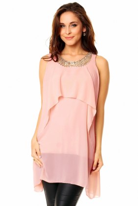 Tunica Lunny Light Pink din Colectia de SCOASE DIN STOC