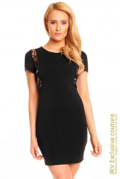 Rochie eleganta Perla Black - Magazin online haine de dama Fashion