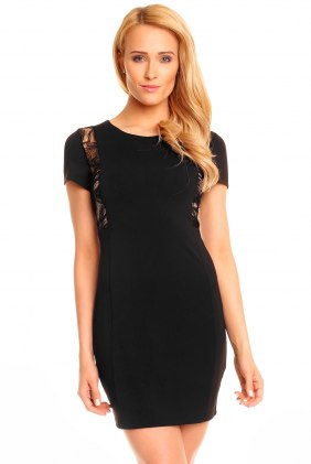 Rochie eleganta Perla Black din Colectia de SCOASE DIN STOC