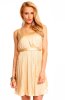 SCOASE DIN STOC - Rochie plisata May Beige