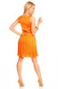 SCOASE DIN STOC - Rochie plisata May Orange