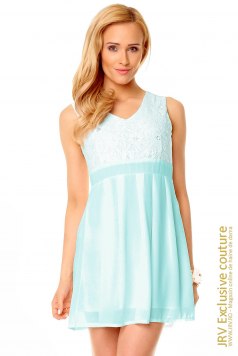 Rochie dantela Ethy Bleu - Magazin online haine de dama Fashion