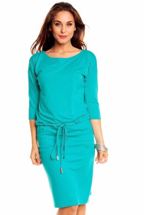 Rochie de zi May Turquoise din Colectia de SCOASE DIN STOC