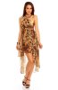 SCOASE DIN STOC - Rochie Animal Print Yellow