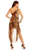 SCOASE DIN STOC - Rochie Animal Print Yellow
