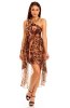 SCOASE DIN STOC - Rochie Animal Print Brown
