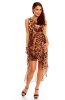 SCOASE DIN STOC - Rochie Animal Print Brown