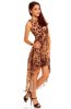 SCOASE DIN STOC - Rochie Animal Print Brown