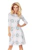 ROCHII OFFICE / DE ZI - Rochie de zi Keely Pink-White