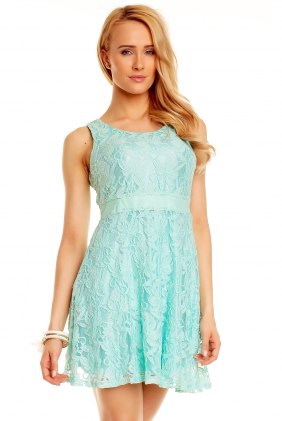 Rochie dantela Wind Aqua din Colectia de SCOASE DIN STOC