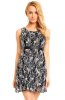 SCOASE DIN STOC - Rochie dantela Wind Black-White