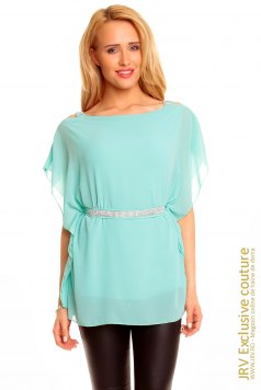 Top Pelle Aqua - Magazin online haine de dama Fashion