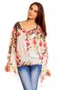 SCOASE DIN STOC - Bluza Flower Crem