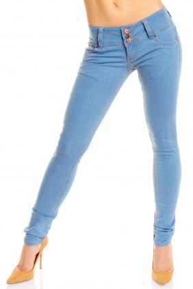 Blugi Classic Light Blue din Colectia de SCOASE DIN STOC