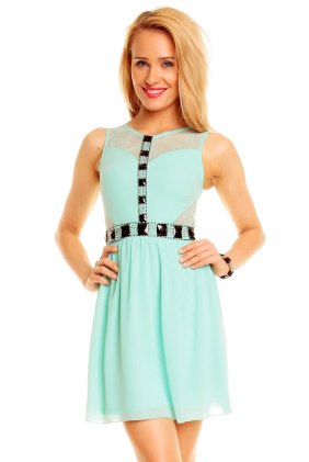 Rochie eleganta Inedit Mint din Colectia de SCOASE DIN STOC
