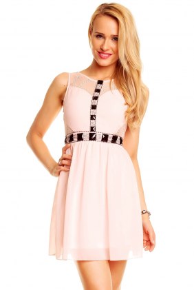 Rochie eleganta Inedit Pink din Colectia de SCOASE DIN STOC