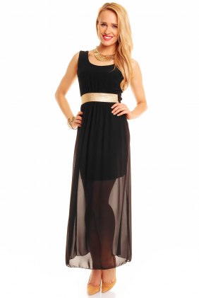 Rochie eleganta Kaidence Black din Colectia de SCOASE DIN STOC