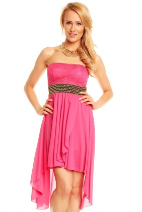Rochie Dantela Iris Pink din Colectia de SCOASE DIN STOC