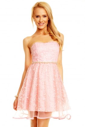 Rochie dantela Ynna Pink din Colectia de SCOASE DIN STOC