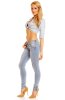 SCOASE DIN STOC - Blugi Oxana Light Blue