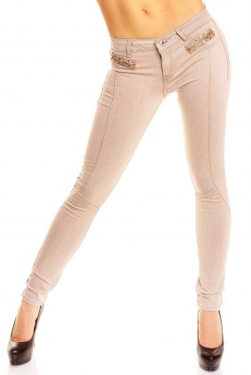 Pantaloni Ragy Beige din Colectia de SCOASE DIN STOC
