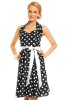 SCOASE DIN STOC - Rochie cu buline Black-White